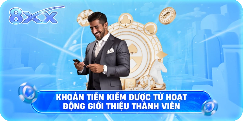 Khoản tiền kiếm được từ hoạt động giới thiệu thành viên