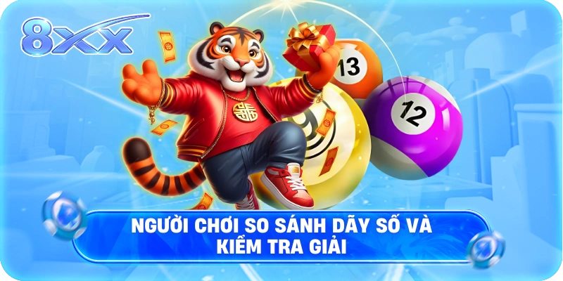 Người chơi so sánh dãy số và kiểm tra giải