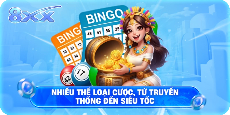 Nhiều thể loại cược, từ truyền thống đến siêu tốc